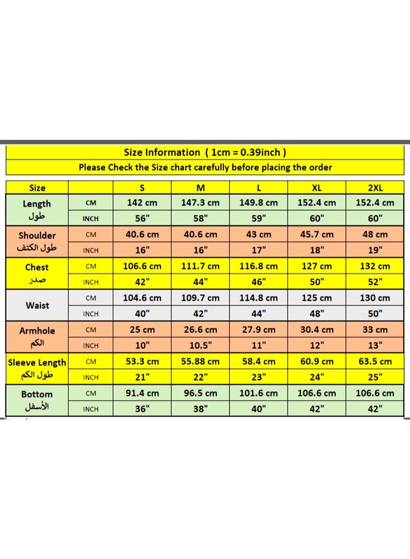 Zainah Stylish Geometric Print Jallabiya Maxi Dress | Contrasting Shirt Collar Long Sleeve Kaftan with Pocket - Image 4